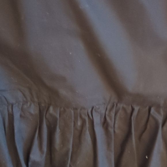 J. Crew Classic Black Cotton Long Sleeve Dress MP - Picture 7 of 8